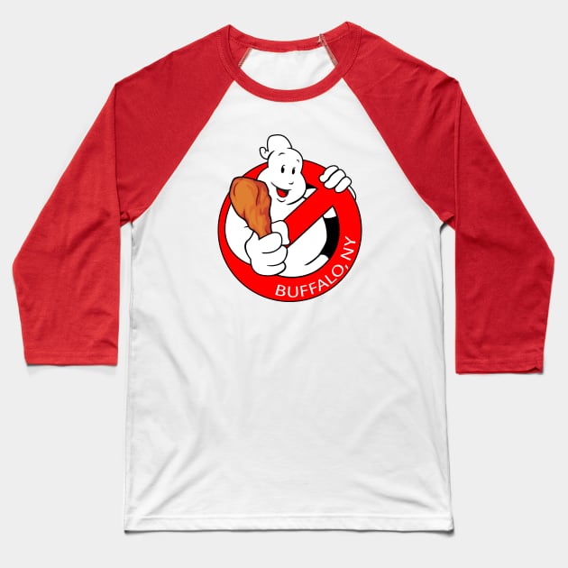 Buffalo Ghostbusters - Full Color Baseball T-Shirt by Buffalo Ghostbusters